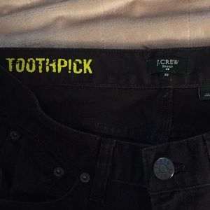 J. Crew Jeans - J. Crew toothpick black denim jeans- 30 J. Crew Jeans - J. Crew toothpick black denim jeans- 30